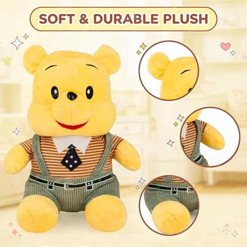Image of Zest 4 Toyz Soft Toys for Kids (28 Cm) | Cute Stuffed Animal Plush Toy | Baby Toys | Cuddly Honey Teddy Bear for Kids | Cute Bear Soft Toy | Birthday Gift for Boys & Girls