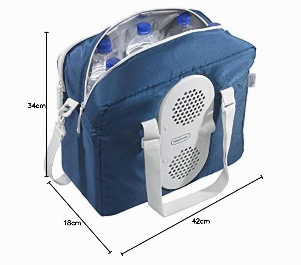 MCF32 - Nevera de compresor de 31 L, azul/gris – 12/24V