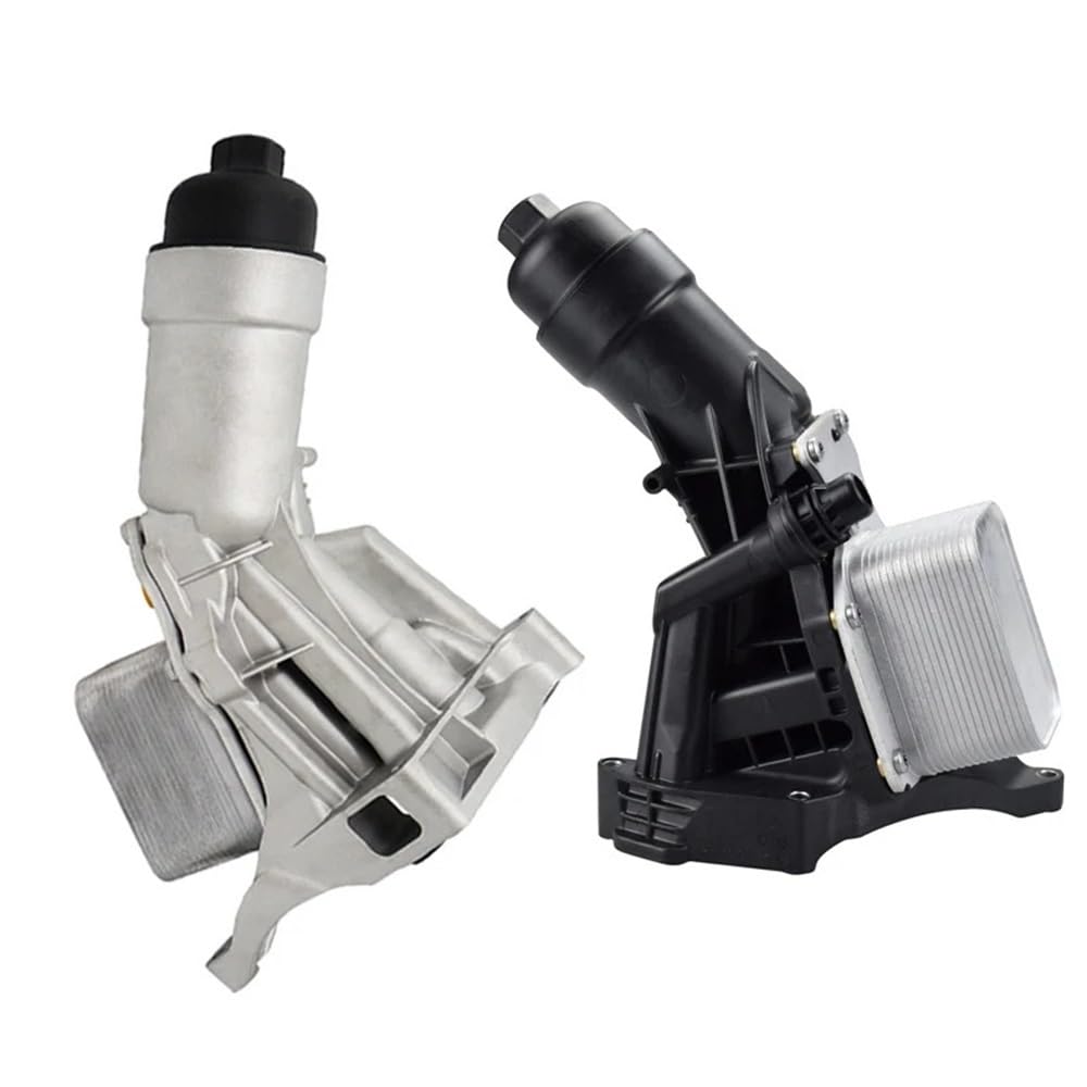 Spare parts Piezas del motor Filtro de aceite compatible con X3 F25 X4 F26 F10 F32 F20 LCI F23 F30 F31 11428586673 11428596283(11428586673 Aluminum)