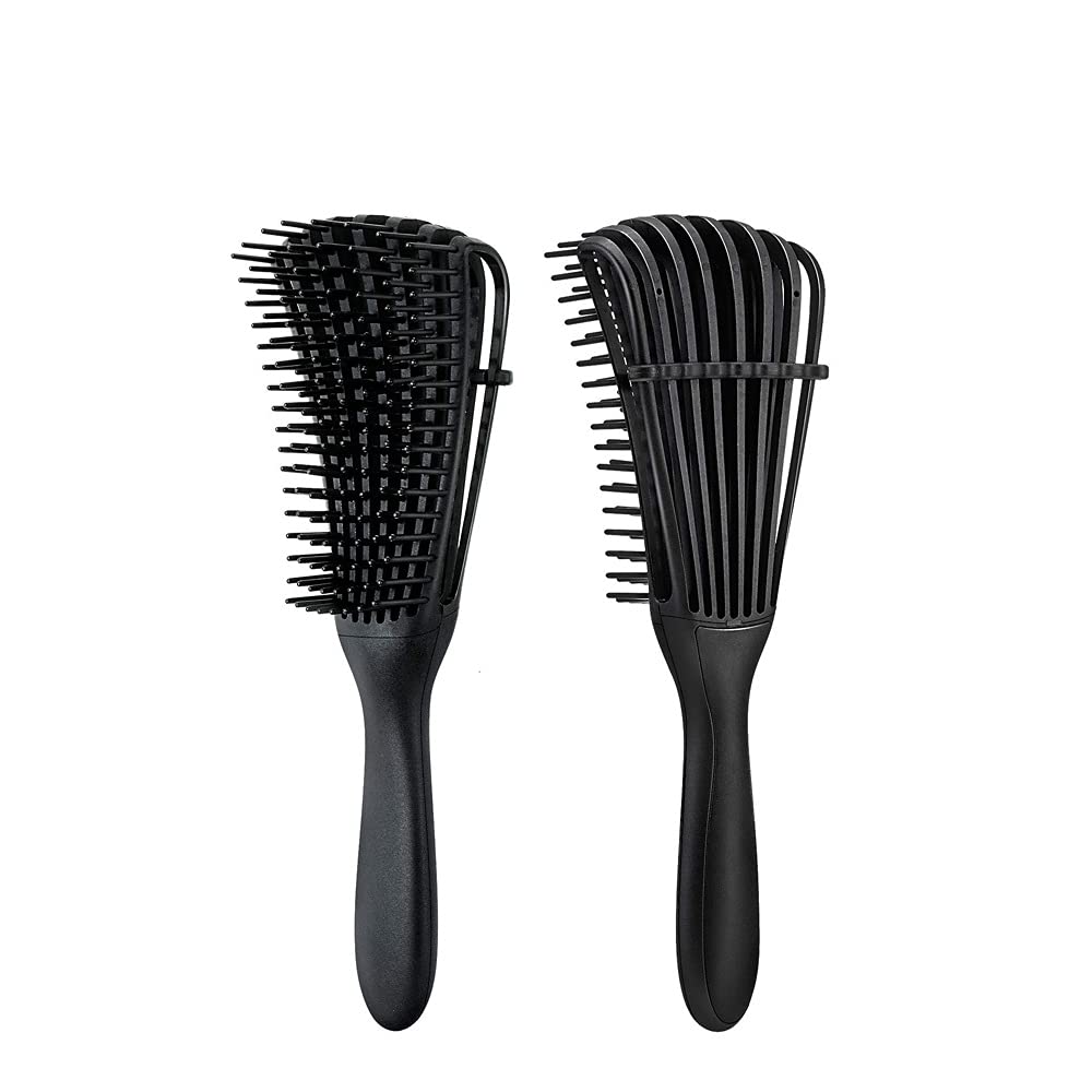 RTHGTFSZ Peine Detang Ling Brushset for hombres y mujeres, cepillos de pelo del secador de soplado ideal for el cabello mojado o seco, cerdas de peine for el cabello: deslízate a través de enredos con