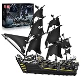 SHHFWU Piratenschiff Modell Bausteine - Der Black Pearl Piratenschiff selbst ist sehr stabil und konstruktiv sehr ansprechend. Das Piratenschiff ist 76 cm lang, 61 cm breit und 25.5 cm hoch. Dieser exquisite Modellbausatz begeistert mit herausragender Liebe zum Detail. Viele Details können auch für den Liebhaber von Bauspielzeug die beste Wahl sein.