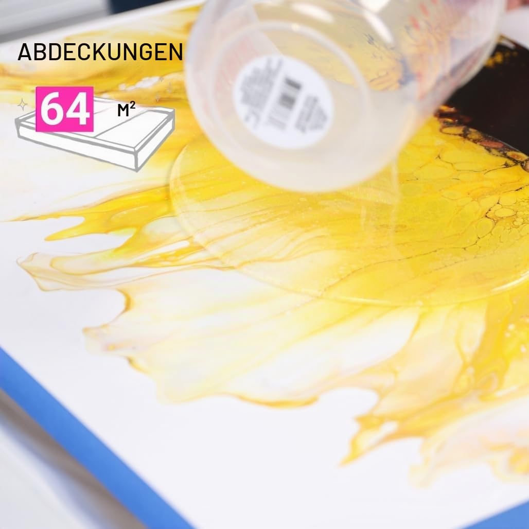 ArtResin - Epoxidharz - Klar - Ungiftig - 7,57 L (1,89 l Harz + 1,89 l Härter)