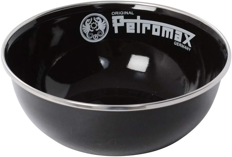 Petromax Outdoor Camping Tableware, Enameled Bowl, Set of 2
