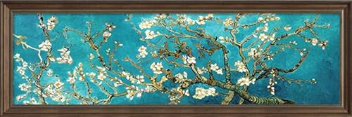 Dimensean Stamped Cross Stitch Kits Full Range Of Embroidery Patterns Starter Kits For Beginners Adult Or Kids Diy Cross Stitches Needlepoint Kits 11Ct-Apricot Blossom Van Gogh 55.1×15.7 Inch #TOP6