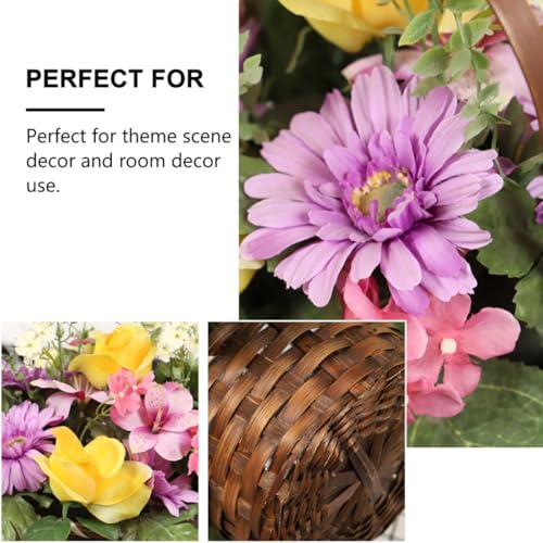 Fleurs artificielles pour bureau et décoration de balcon