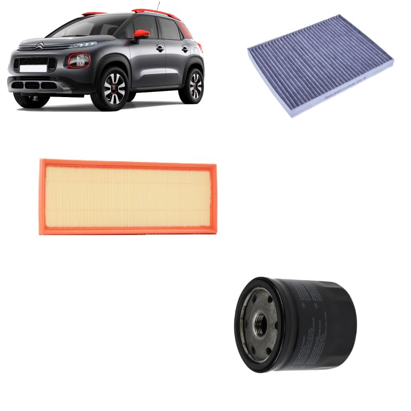 OP Kit filtri 3 filtri per Citroen C3 Aircross II 1.2 Puretech benzina 2017+
