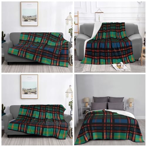 Couverture flanelle légère et chaude, grand plaid lit microfibre douce - 6