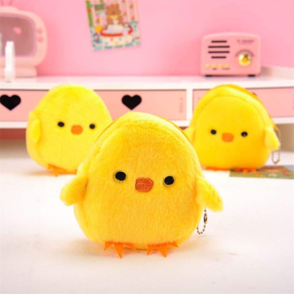 Monedero Con Forma De Cerdo De Pollo En Forma De Aguacate, Monedero, Lápiz Labial, Cable De Datos, Mini Peluche Para Niñas, Tarjetero Multifunción Aguacate, Amarillo