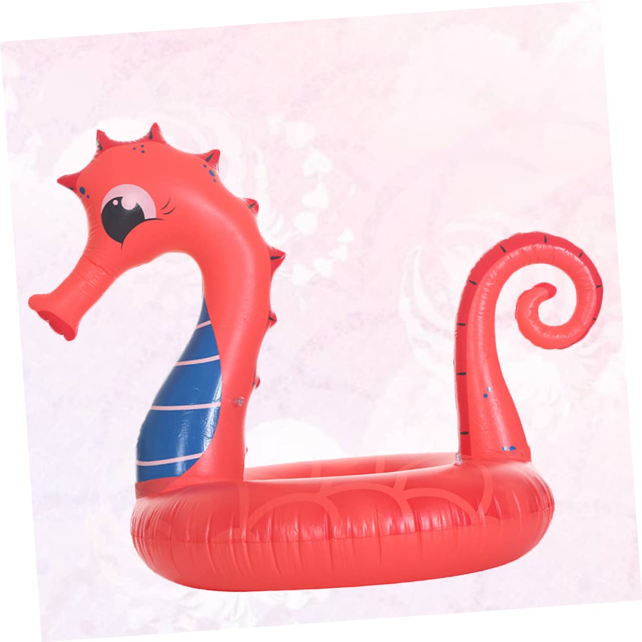 TOYANDONA Aufblasbarer Schwimmring in Seepferdchenform aus PVC für Erwachsene Leichter Schwimmring mit Sitz für Pool und Sommerfest Geeignet