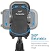 Macally Car Cup Holder Phone Mount - 8” Long Flexible Gooseneck Cell Phone Holder Car Cup Holder with 360° Adjustable Holder - Universal Cup Phone Holder Fits with/without Case up to 4.1” Wide