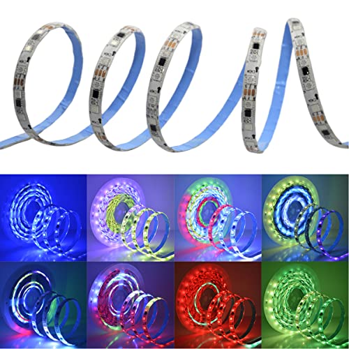 Image of 12V 2811 Pixel Programmable LED Strip Light, Fancy Dream Color, 5M /16Feet 300LED, Without Power Supply (IP65 Silicone Cover)