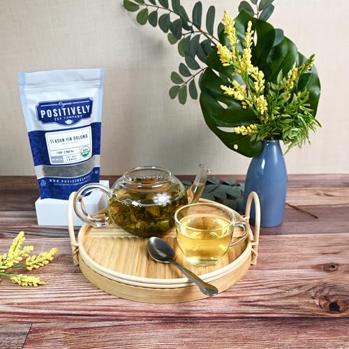 Image of Positively Tea, Organic Ti Kuan Yin, Oolong Tea, Loose Leaf, 4 Ounce