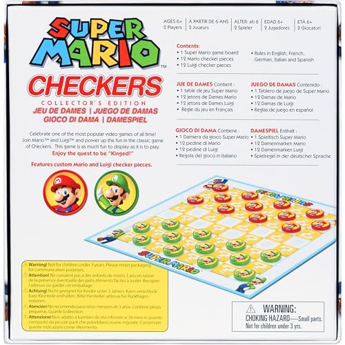 Super Mario Checkers Jeu de société GOLIATH Dès - vue 9