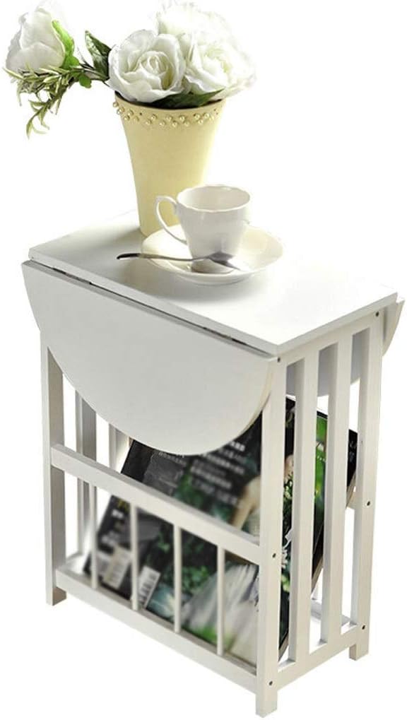 Simple Mini Folding Coffee Table Balcony Living Room Small Square Table Bed Table Sofa Table White Tea Table Coffee Table