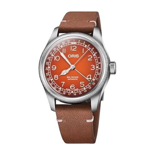 ORIS(�I���X)�`�F���{�{�����e �R���{���f�� �r�b�O�N���E���|�C���^�[�f�C�g 40mm Big Crown Pointer Date �����Y �r���v �E�H�b�` �������� �v�x���g �O���f�[�V�����I�����W������ 01 754 7785 4068-Set 