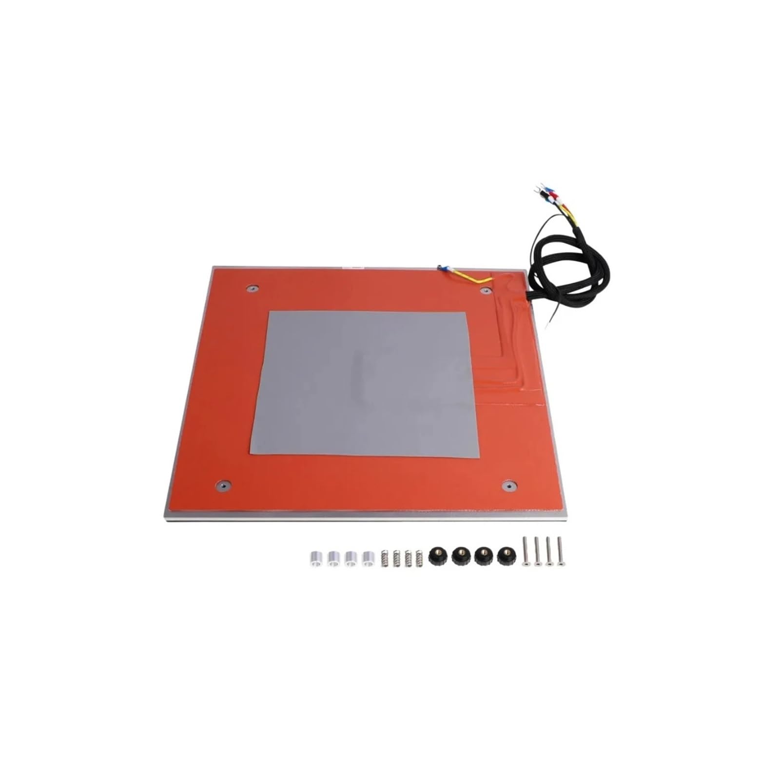 Piatto riscaldato,compatibile con Creality, K2 Plus, 363x366mm | Piatto riscaldato in alluminio,363x366mm,spessore 3mm,24V,270W,per K2 Plus e K2 Plus Combo