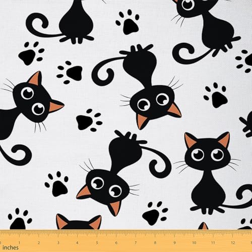 Feelyou Cat Fabric by The Yard