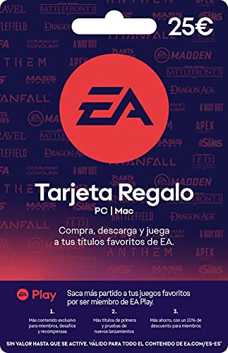 EA Tarjeta Regalo 25 € | Código para PC y Mac