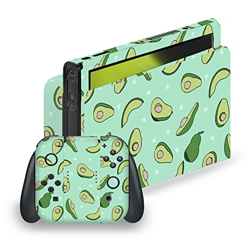 Skin Nintendo Switch OLED Andrea Lauren Avocat autocollant de jeu en vinyle matte