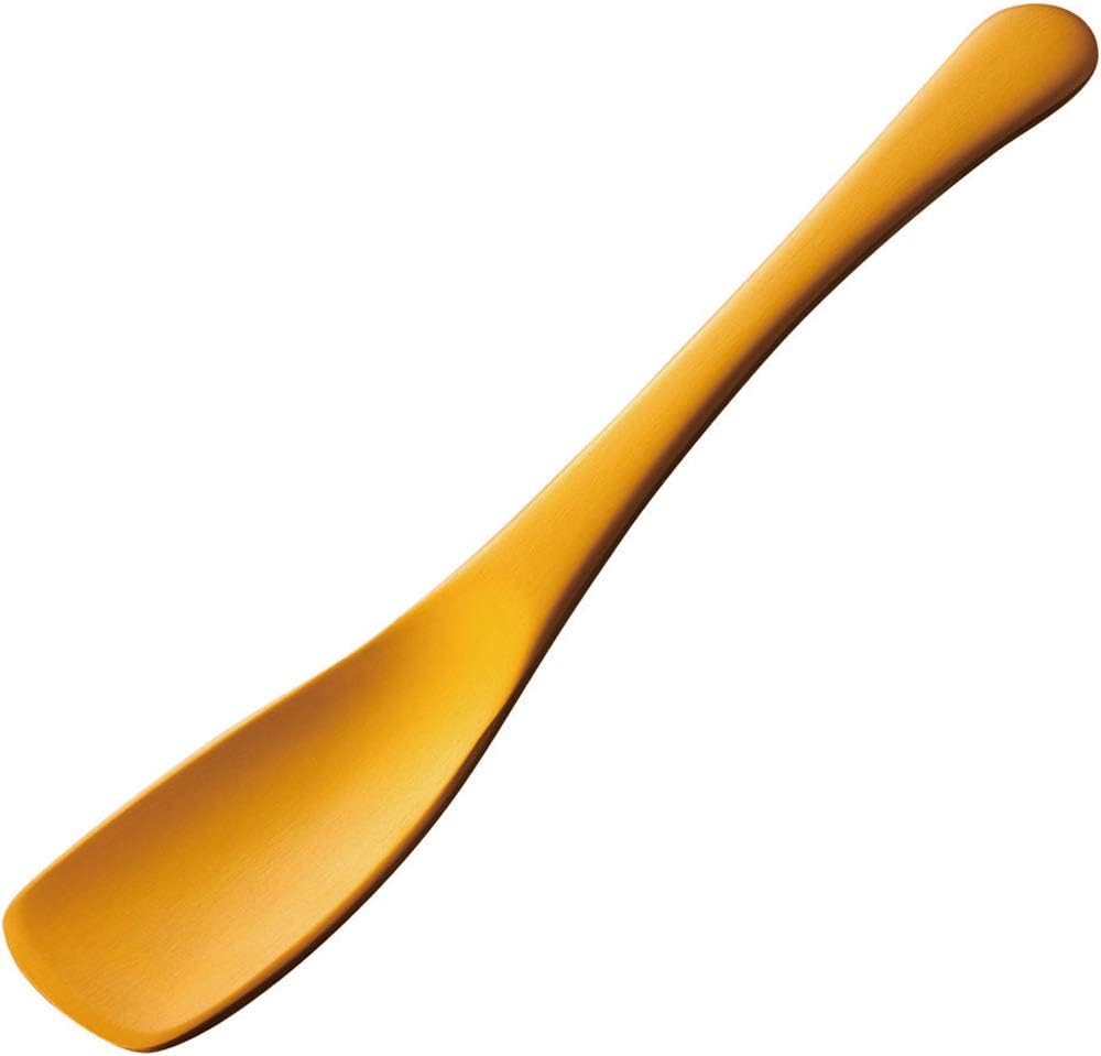 TODAI 1400352 Ice Cream Spoon, Easy to Scoop, Aluminum Ice Cream Spoon, Made in Japan, Gold