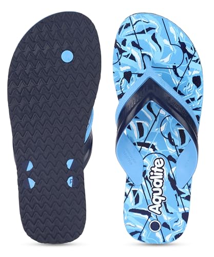 Image of Aqualite Men Slippers | Soft Comfortable and Stylish Slippers for Men in exciting Colors |Lightweight | Anti Skid | Daily Use Chappal