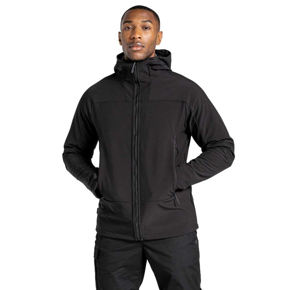 Craghoppers Unisex Expert Act Hooded Softshell, Black, XL