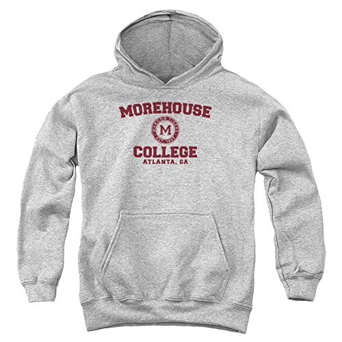 Morehouse College Official Circle Logo Youth Kids Boy/Girls Pull-Over Hoodie Sweatshirt