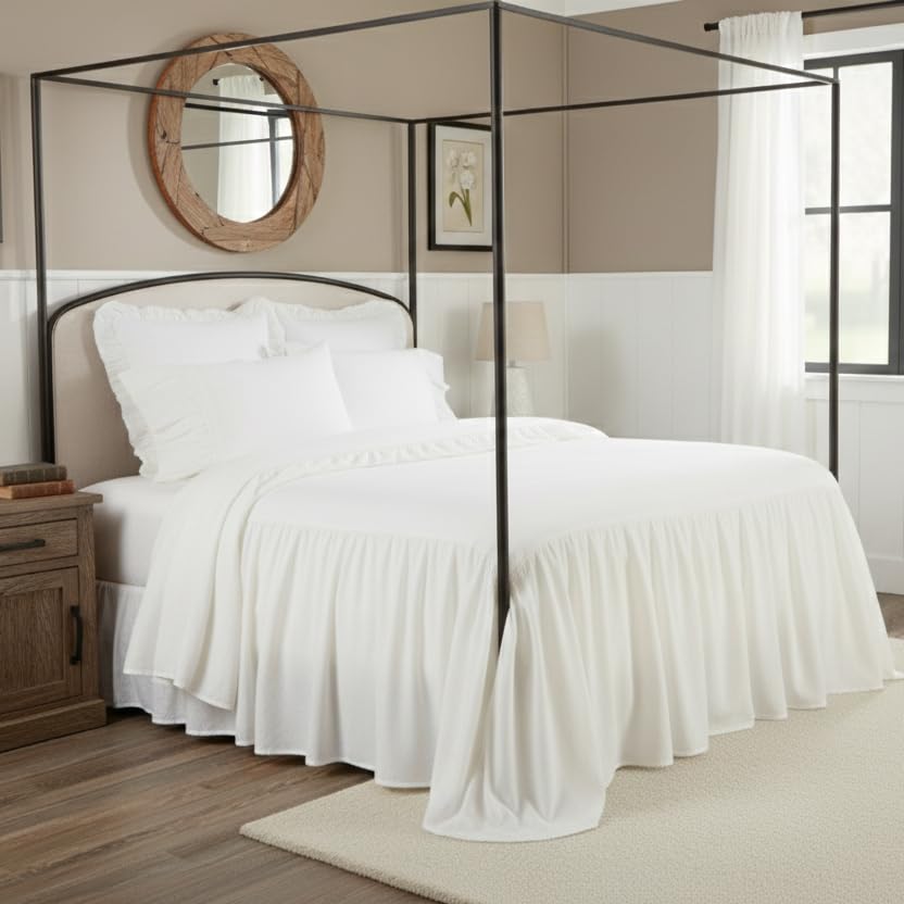 Piper Classics Elizabeth Tagesdecke mit Rüschen,...