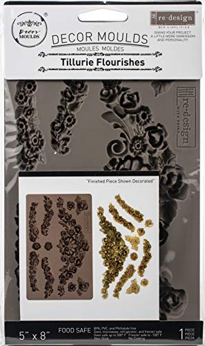 PRIMA MARKETING INC Rediseño molde 5X8 F, Tillurie Flourish, talla única Cover