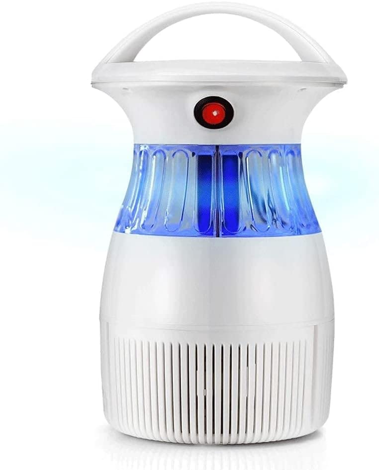 Lámpara Antimosquitos Recargable Por USB - Luz UV 365 Nm, Rejilla Eléctrica 4200V, área 80-100 M², Con Luz LED, Ideal Para Interior Y Camping