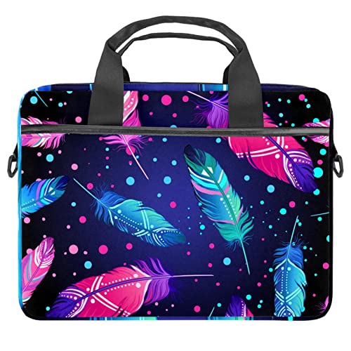 Sac à bandoulière pour ordinateur portable 13 à 14.5 pouces motif phare et mouettes
