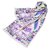 EMILIO PUCCI(エミリオプッチ)レディース プッチ柄ストール(サイズ180cm/35cm)eep058 X620 102 PURPLE パープル