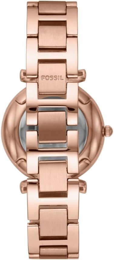 Fossil Women's Carlie Quartz Stainless Steel Three-Hand Watch - Image 4