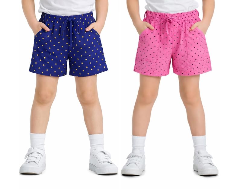 adibaba Kids Polka Dot Cotton Shorts for Boys and Girls – Elastic Waist Drawstring Casual Summer Shorts for Children, Soft... - Review, Price and Buying Guide