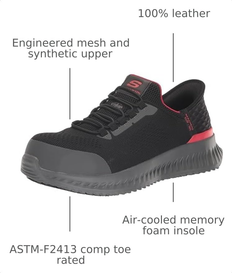 Image of Skechers Men's Hands Free Slip-ins Tilido Fletchit Comp Toe