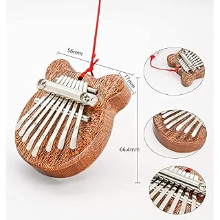 WPHGS 8 clés Mini Kalimba Thumb Piano, Portable Kalimba Music Pocket Pocket Piano, Piano à doigt de bois for adultes… - Les Beatles, Paul McCartney, John Lennon, RIngo Starr, George Harrison WPHGS 8 clés Mini Kalimba Thumb Piano, Portable Kalimba Music Pocket Pocket Piano, Piano à doigt de bois for adultes… – Image 2