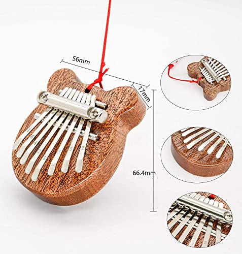 WPHGS 8 clés Mini Kalimba Thumb Piano, Portable Kalimba Music Pocket Pocket Piano, Piano à doigt de bois for adultes… - Les Beatles, Paul McCartney, John Lennon, RIngo Starr, George Harrison WPHGS 8 clés Mini Kalimba Thumb Piano, Portable Kalimba Music Pocket Pocket Piano, Piano à doigt de bois for adultes… – Image 3