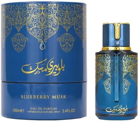 Blueberry Musk Eau de Parfum 100ml, Sweet Fruity Musk Perfume with Oriental Freshness, Long-Lasting Unisex Scent