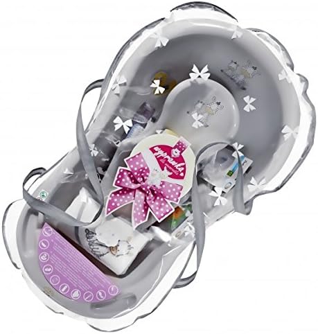 Maltex Zebra Newborn Baby Shower Bath Gift Set | Grey