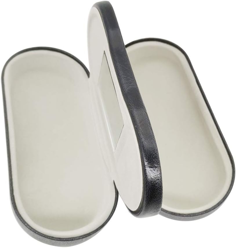 2-in-1 Eyeglasses Case, Dual Glasses Case for Two Frames, Double Layer Hard Shell Protective Cases for Glasses, Not suitable for sunglasses