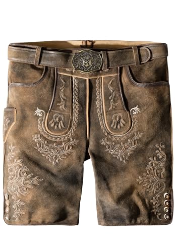 Pantalon traditionnel en cuir Logan classique de Stockerpoint lederhose homme robuste
