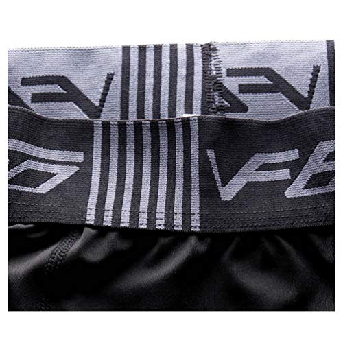 Garneck Calça masculina de compressão para academia, esportes, academia, treino, capri, controle de