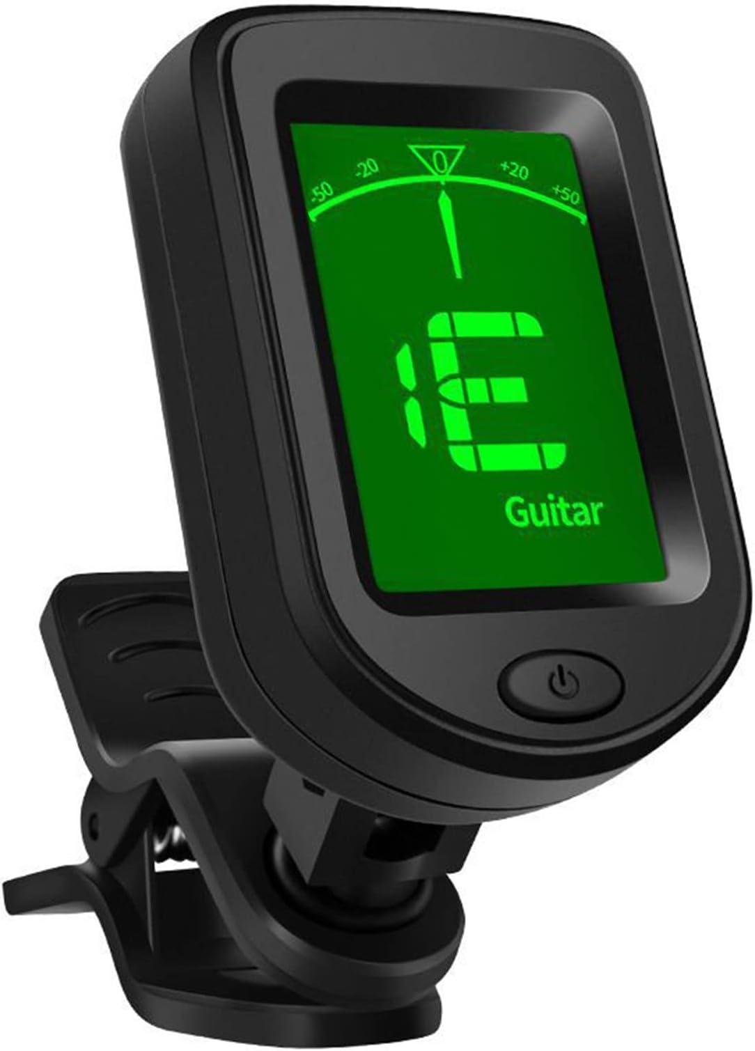 Grixz Guitar Tuner Clip On, Digital Tuners of Guitar Accessories with Picks, for Acoustic Guitar, Electronic Guitar, Bass, Violin, Ukulele and Other Stringed Instruments
