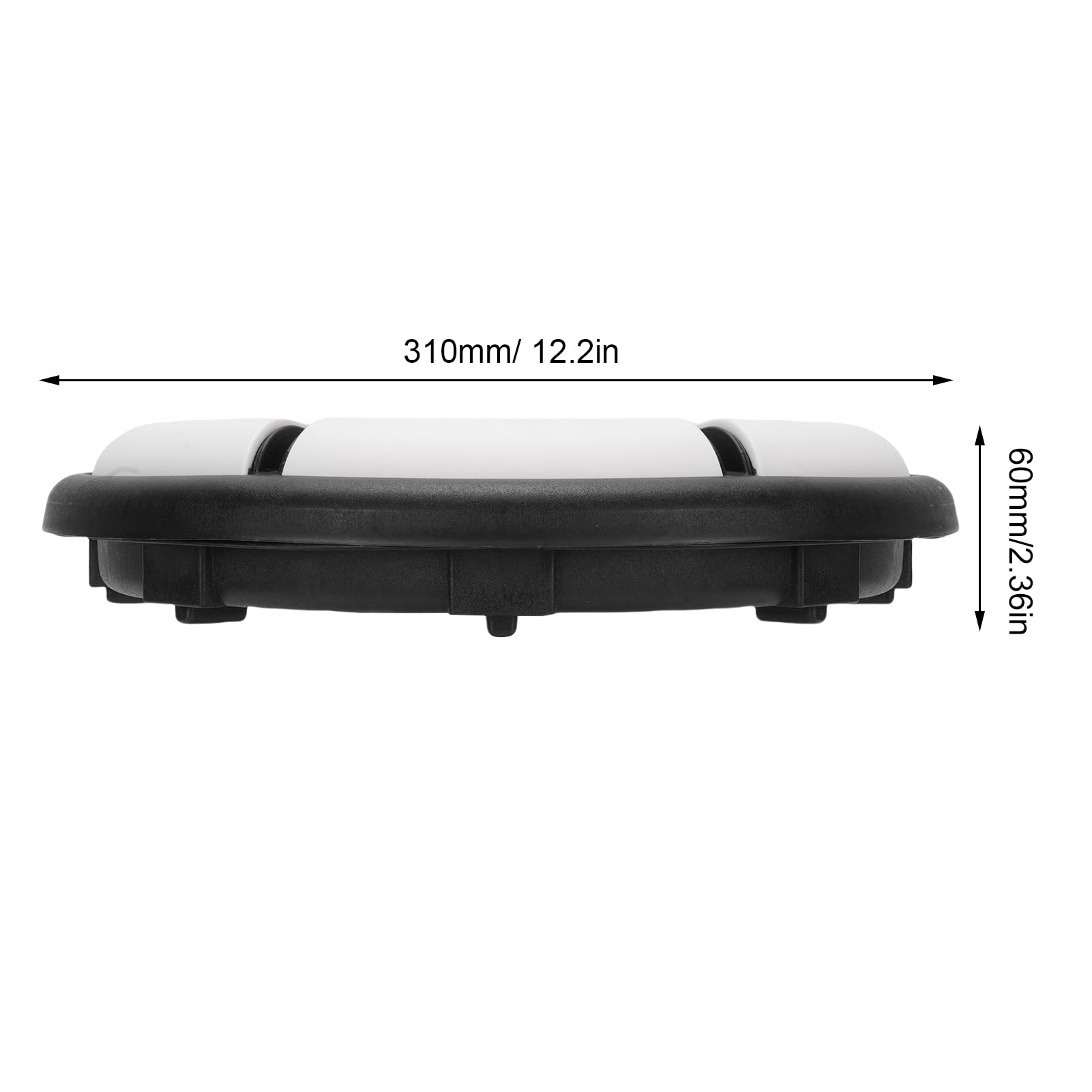 Cuscino per Sedile Superiore a Secchiello, Cuscino per Sgabello con Coperchio Girevole a 360 Gradi, Portatile Staccabile con Antiscivolo per Secchi di Lavaggio Auto Inferiori a 310 Mm