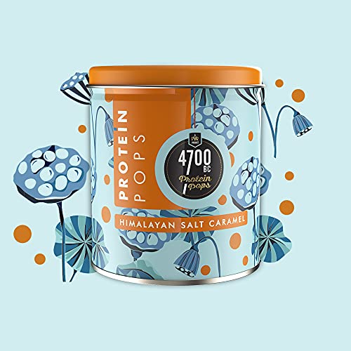 Image of 4700BC Protein Pops (Makhana), Himalayan Salt Caramel, Tin - 150 Gm