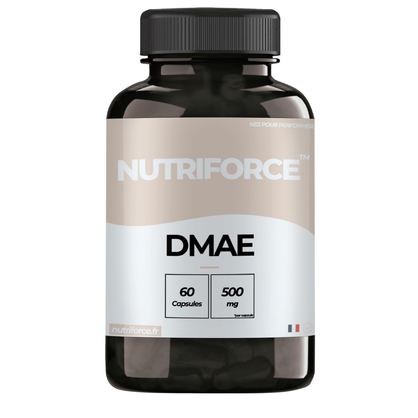 DMAE Alta Concentración – Memoria, Concentración y Energía Mental – Nootrópico Cerebral – Cápsulas – Fabricado en Francia