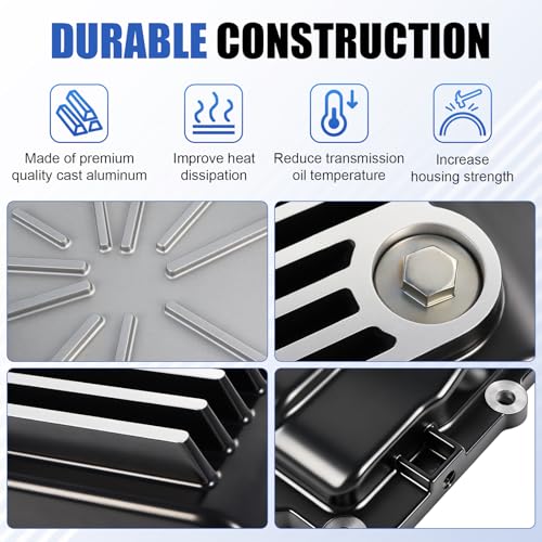 Bandeja de transmisión de aluminio evita sobrecalentamiento en Ford F150 10R80 5