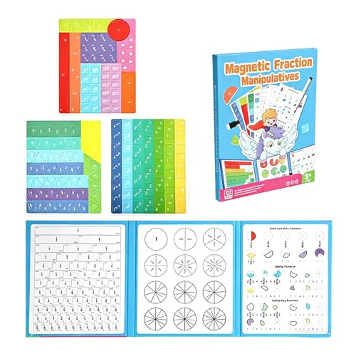Fraction magnétique livre de démonstration pour apprentissage des maths