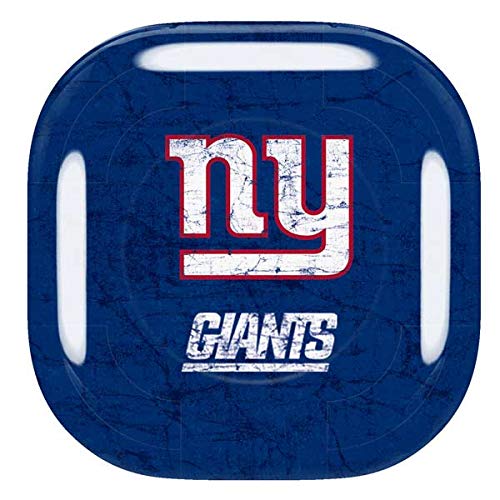 Skinit Decal Audio Skin Compatible with Samsung Galaxy Buds Pro - Officially Licensed NFL New York Giants Distressed Design