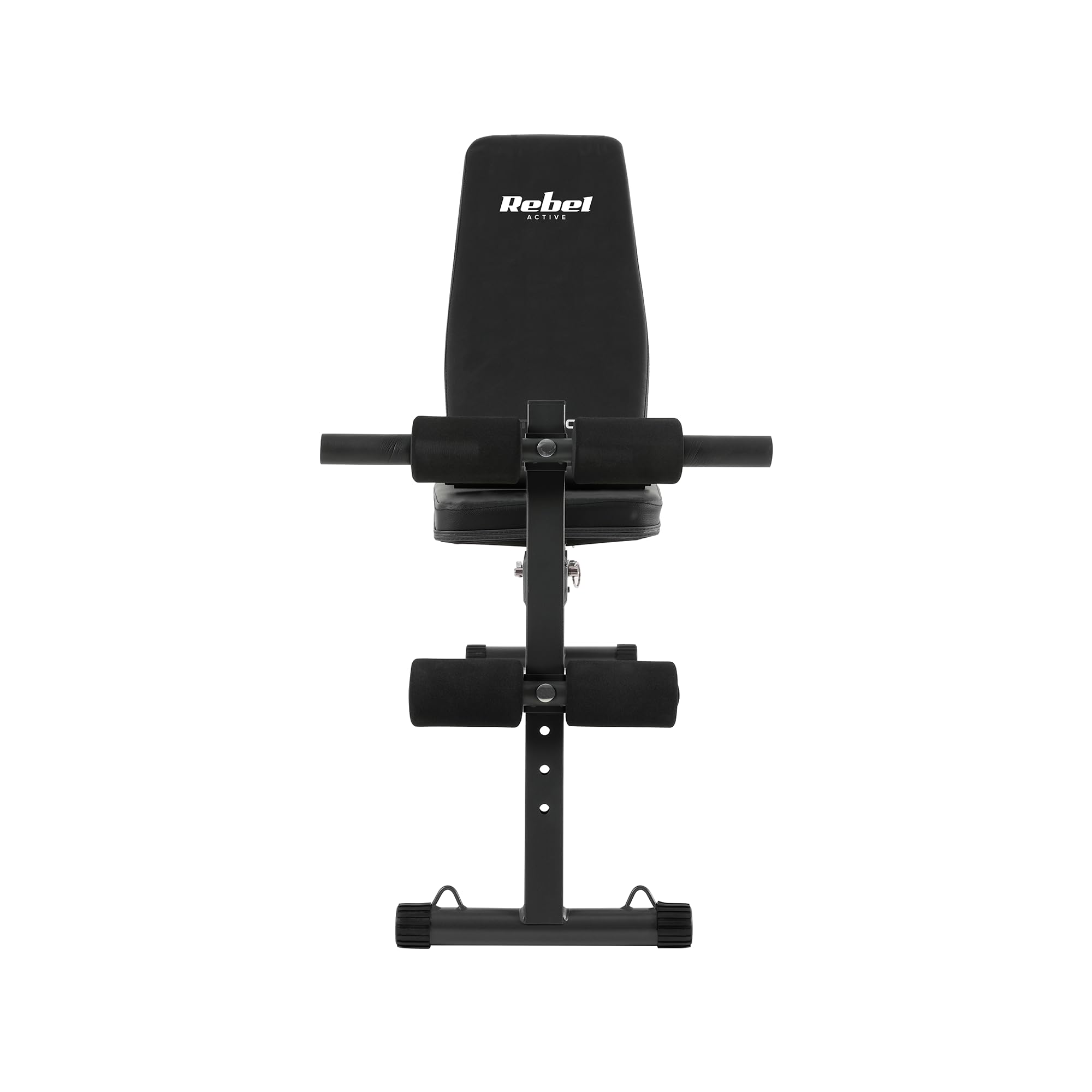 Panca da allenamento inclinata regolabile con blocco gamba e elastici REBEL ACTIVE RBA-2003